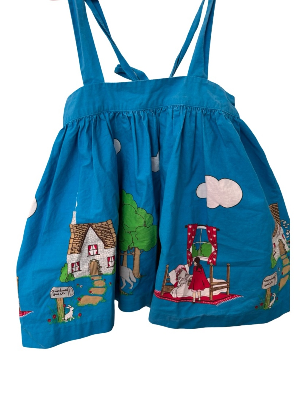 Eleanor Rose Little Red Sydney Suspender Skirt Girls Estimated Size 4/5 - Picture 5 of 8